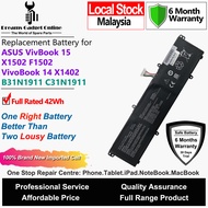 ASUS B31N1911 C31N1911 Battery 42Wh for ASUS VivoBook 15 X1502 X1502Z F1502 VivoBook 14 X1402 F1402