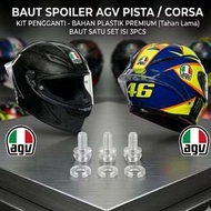 Agv pista corsa helmet spoiler bolts