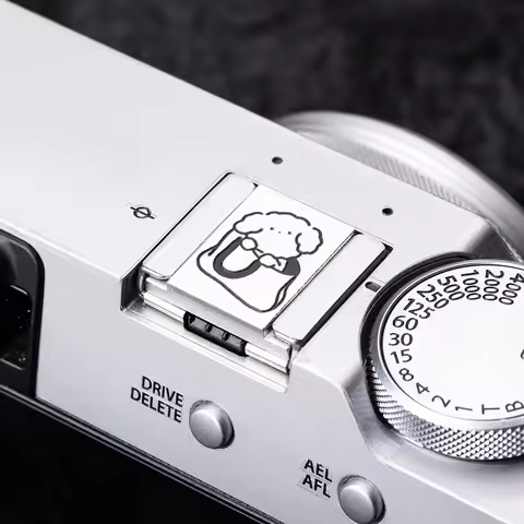 Camera Hot Shoe Cover Shutter Button for Sony A7C2 Fuji XT30 XE5 X100VI XT20 XT3 Lumix S5M2 S9 Nikon