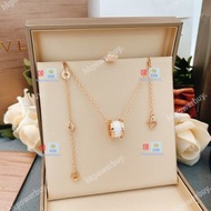 新款 BVLGARI寶格麗玫瑰金彈簧白陶瓷項鏈 hkpowerbuy.  禮物 情人節 紀念日 送禮 飾品 手鏈 手扼 戒指 頸鏈 耳釘 耳環