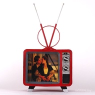 Iron Art TV Model TV4 Cafe Decoration Antique Old-fashioned Display Window Bar Retro 0WKE