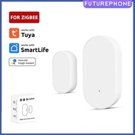 Tuya Zigbee Smart Window Door Gate Sensor Detector Smart Home Security Alarm System Smart Life Tuya App Remote Control future