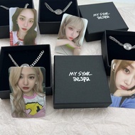 A aespa FM Official Merchandise Bracelet Card giselle winter