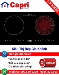 [HCM]Bếp từ kết hợp hồng ngoại 2 vùng nấu Capri CR 800HI bếp từ bếp điện từ bếp từ đôi bếp điện từ đ