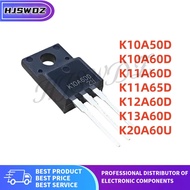 10Pcs/lot K10A50D K13A60D K10A60D K11A60D K11A65D K20A60U K12A60D TO-220F MOSFET Tube In Stock chip 