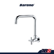 Bareno Brass Chrome Finish Kitchen Wall Sink Tap WST1011-02 (TBS)