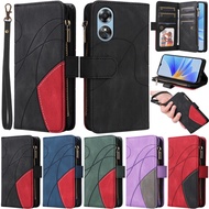 Zipper Casing For Oppo A17 A96 4G A76 A36 A53S Realme 9i A53 2020 Realme C11 2021 Find X5 Pro Luxury