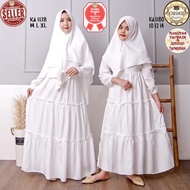 hk3 CHIANOZ Gamis Syari Couple Anak Putih Couple Mewah Tiara Dress