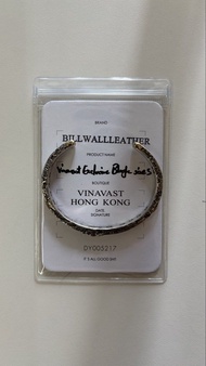 Bill Wall Leather BWL Vinavast Exclusive Bangle S (Graffiti with gold overlay)