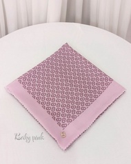 Hijab Buttonscarves Tapis Monogram Series Looklike Pakain Pin Logo Besi