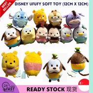 (SG) Disney Ufufy Soft Toy Winnie Mickey Stitch Donald Duck Daisy Winnie The Pooh Tsum Tsum Chipmunk Eeyore Keychain Plush Toy Stuff Toy 现货迪士尼公仔可爱钥匙圈毛绒史迪奇米奇米妮小狗维尼小熊