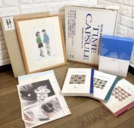 安達充 2001年全套三十週年限量日版TIME CAPSULE 紀念系列（一張石版畫（安達充親筆編號和蓋印）/三本紀念册有500多頁（Season’s Album, Love Letters, A ‘