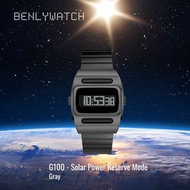 BenlyDesign G100, Gray- OLED Solar Power Reserve Mode 太陽能輔助OLED跳字錶