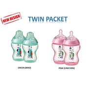 Tommee Tippee CTN Tinted Bottle (260ML/9Oz) Twin Pack (11 COLORS)