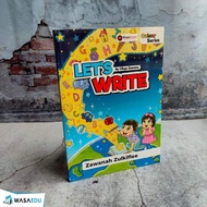 Buku Belajar Menulis | LET'S WRITE English Writing Book Buku Latihan Prasekolah Preschool Activity Book
