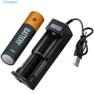 EXPEN Batteries USB Charger Intelligent Charge LED Smart Lithium Battery Charger Auto Stop Charger 1