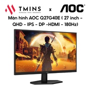 AOC Q27G40E monitor (27 inch - QHD - IPS - DP -HDMI - 180Hz) - Genuine product