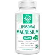 Liposomal Magnesium Complex 2200mg - High Potency Complex Magnesium, Magnesium Glycinate, Magnesium 