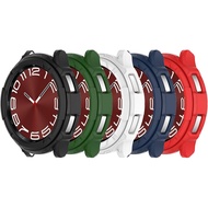 Compatible for Samsung Galaxy Watch 6 Classic 43mm 47mm Case, Full Edge Case with Bezel Ring Protect