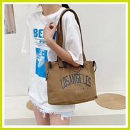 ➣ ┛ ∥ ▬ Mumu 3016 Letters Canvas Bag Tote Bags Korean Shoulder Sling