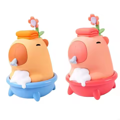 Capybara Automatic Foam Soap Dispenser Hand Washing For Kids USB Rechargeable IPX7 Waterproof 9.5oz 