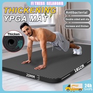 【Free Rope】Yoga Mat (20mm) Anti-skid Sports Fitness Matt Thick EVA Comfort Foam 10/15/20mm瑜伽垫