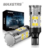 Maxgtrs 1500LM W16W T15 LED Bulbs Canbus OBC Error Free LED Backup Light 921 912 W16W LED Bulbs Car reverse lamp Xenon White Amber (2 Pcs)