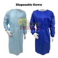 Disposable Gown-Light Blue/Royal Blue
