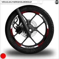 MOTORCYCLE WHEEL VARIATION STICKER Ring 14 ALL YAMAHA 0001B