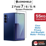 (SG) LionShield Outer Screen Protector Tempered Glass, Compatible with Samsung Z Fold 7/6/5/4 (Clear