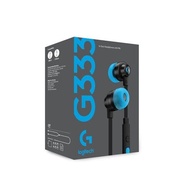Logitech Earphone G333 In-Ear Gaming with Type C Adapter G