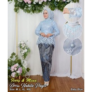 Nabila Graduation Kebaya Suit Luxury Sequins 2023/brid's Mother's Front Ribbon/Proposal Dress/Elegant Modern Dress/Wedding Dress/Back Zipper Dress/Modern Kebaya/Malay Dress/Jumbo Dress/Women's Dress/Teen's Dress