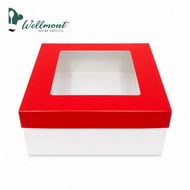 5pcs Cake Box with Window 8x8x5 (Laminated)