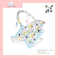 Baby Foot Piano Fitness Rack Toys Rocker Balance Chair Bouncer Kerusi Goyang Bayi