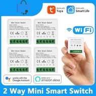 tuya New 16a WiFi smart mini switch smart life led light monitoring module timer with google home alexa WHITE jdongmall.fr