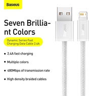 Baseus 2.4A USB lightning Cable For iPhone 13 Pro Max Fast Charging USB C Cable for iPhone 13 12 Data USB  Wire Cord USB A to lightning