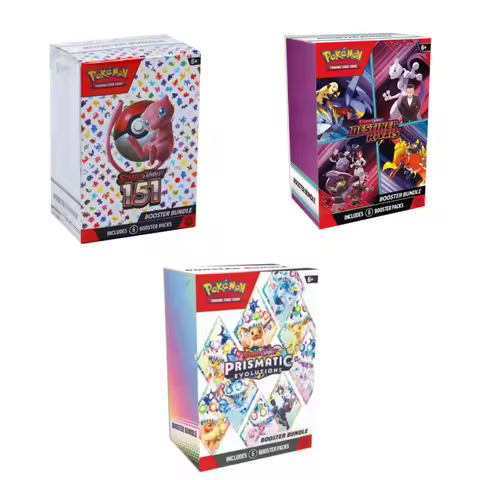 Pokemon Card v10 Booster bundle Destined Rivals Prismatic Evolutions Scarlet Violet 151 English Boos
