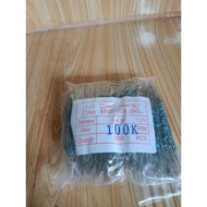 1/4w 100k resistor contains 1000 pcs