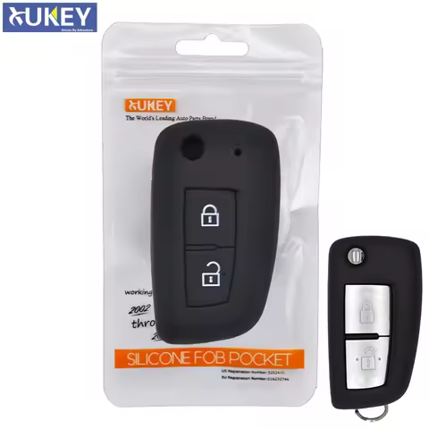 2 Button Silicone Car Remote Key Fob Shell Cover Case For Nissan X-Trail Juke Qashqai Micra Pulsar 2