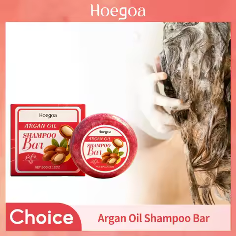 Argan Oil Shampoo Bar Deep Repairing Damage Dry Hair Cleaning Scalp Strengthen Nourishing Hair Oil C