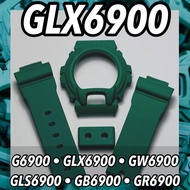 BNB • G6900 • GLX6900 • GW6900 • GLS6900 •GB6900 • GR6900 / SOLID GREEN MATTE BAND & BEZEL /TALI JAM