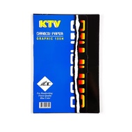 กระดาษคาร์บอน กราฟฟิก KTV 100H  (ขนาด A4) ขนาด 21x33ซม.