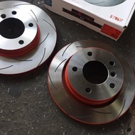 จานเบรคหน้าsubaru XV go forester trw xps จานเบรคหลัง ปี2012-2017 ขนาด 294 subaru brz toyota gt86 ขนา
