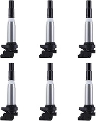 UF667 Ignition Coil Set of 6 Compatible with BMW X5 X3 X1 328i 335i 335is 335xi 528i 530i 128i 135i 