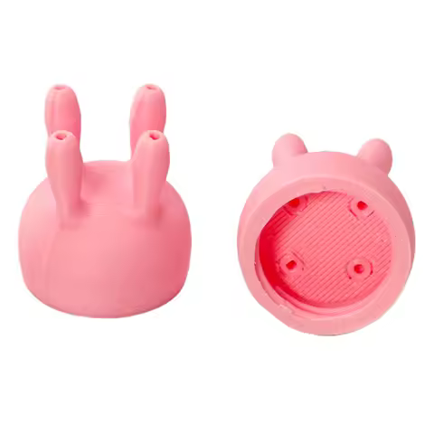 Cow Udder Milk Carton Cap Boxed Milk Diverter Reusable Udder Shaped Pouring Cap Funny Milk Bottle Di