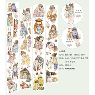 Washi Tape - Fragrance Studio : Best Buddy |Little Girl | Dog | Cat | Duck