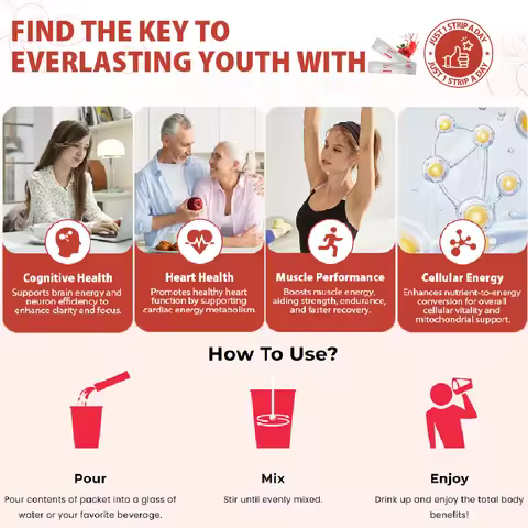 ZOOONE NAD+ 1000mg Liquid Packets Supplement - Premium Nicotinamide Riboside & Resveratrol for Energ