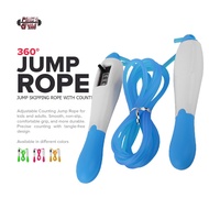 Pinoygym Jump Skipping Rope Cable Adjustable Counting Jump Rope Fitness Exercise Training
