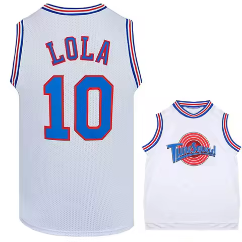 Movie Cosplay Costumes Space-Jam Tune-Squad #23 #1 BUGS #10 LOLA #22 Murray Bunny Adult Men Basketba