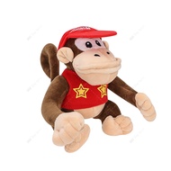 19cm Super Bro's Game Diddy Kong Plush Figurine Toys Cute Diddy Kong Long Tail Stuffed Animal Peluch